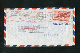 "USA" 1947, Lupo-Brief Mit ZENSUR (U.S. CIVIL-CENSORSHIP) Nach Deutschland (15/09) - Covers & Documents