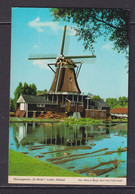 NETHERLANDS - Leiden Windmill Unused Postcard As Scans - Leiden