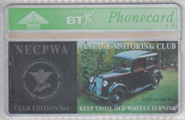 UNITED KINGDOM 1993 NECPWA VINTAGE MOTORING CLUB CAR AUSTIN TEN - BT Emissions Générales