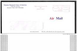 USA Meter Cover AFS Brief - Polymer Research Corp. Of America - 0,60 Cent - 21.12.98 Brooklyn NY (13430) FFF - Cartas