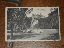 MODAVE. N° 10 CHATEAU ET PONT VUS DU PARC - Modave