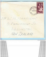 NEUSEELAND NEW ZEALAND FDC 311 Queen Gesundheit --- Brief Cover  (15345) - FDC