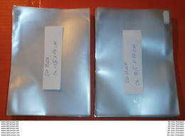 ANSICHTSKARTEN - 100 Stück Schutzhüllen Ca. 12,5 X 17 Cm - Weiche Folie - Alle Gebraucht (Foto)(Zubehör 0002) - Hüllen