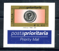 Repubblica Varietà - 2004 Prioritaria 0,60€ Un.2770B Non Dentellato Sui 4 Lati - Plaatfouten En Curiosa