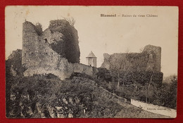 CPA  -   Blamont  - Ruines Du Vieux Château - Blamont