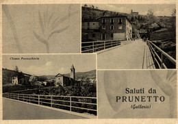 PRUNETTO, Cuneo - Saluti, Vedutine - VG - #027 - Cuneo