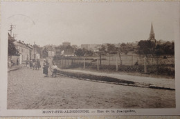 A910 MONT-STE-ALDEGONDE MORLANWELZ - RUE DE LA JONQUIERE ANIMÉE ED PAULIN MEURANT CIRCULEE 1951 - Morlanwelz