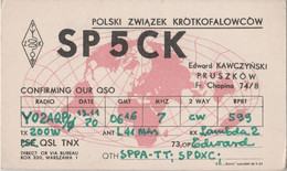Poland - Polska - QSL - Pruszkow - Polski Zwiazek Krotkofalowcow (1970) - Autres & Non Classés