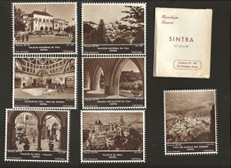 Carteira Com 20 FOTOSELO ROTEP Vinhetas SINTRA. Set / Serie 20 Cinderella Posters Stamps / Timbres PORTUGAL 1960s - Emissions Locales