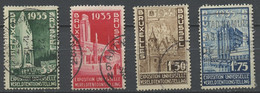 EU Bruxelles - Belgique - Belgium - Belgien 1934 Y&T N°386 à 389 - Michel N°378 à 381 (o) - 1935 – Brussels (Belgium)