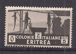 COLONIE ITALIANE ERITREA 1933 SOGGETTI AFRICANI SASS. 204  MLH VF - Eritrée