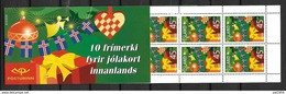 Islande 2002 Carnet N° C 952 Noël - Carnets