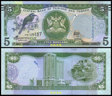 Trinidad And Tobago 5 Dollars, (2006), Paper UNC - Trinidad Y Tobago