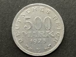 Germany 500 Mark 1923 E - 200 & 500 Mark