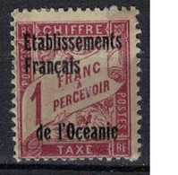 OCEANIE        N°  YVERT TAXE 7  NEUF AVEC CHARNIERES ( CHARN 1/35 ) - Timbres-taxe