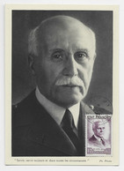 FRANCE PETAIN 1FR20 SURTAXE BANDE TRAVAIL PATRIE CARTE MAXIMUM VICHY ALLIER 1943 - 1941-42 Pétain