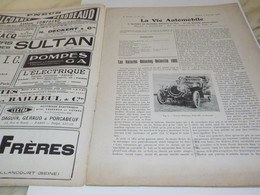 LIVRE LA VIE AUTOMOBILE 1905 - Auto's