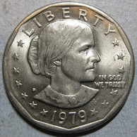 Etats Unis One Dollar 1979 D Denver, Susan B. Anthony. En Cuivre Plaqué Cupronickel, KM# 207 - 1979-1999: Anthony