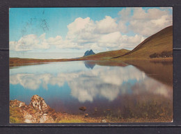 SCOTLAND - Loch Borralan And Suilven Used Postcard As Scans - Sutherland