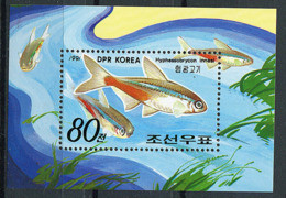 Corée Du Nord ** Bloc 84 - Poisson - Korea (Nord-)
