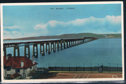 Tay Bridge, Dundee, Scotland. 1959 Postcard. - Angus