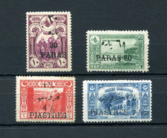 1921.TURQUIA.TURKEY.YVERT 626/29*.NUEVOS CON FIJASELLOS(MH). - Unused Stamps