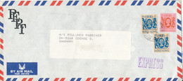 Hong Kong Air Mail Cover Sent To Denmark 7-4-1985 - Storia Postale