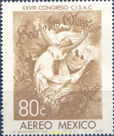 182300 MNH MEXICO 1972 28 CONGRESO DE ESCRITORES Y COMPOSITORES - Messico