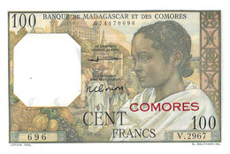 COMORES 1963 100 Franc - P.03b  Neuf UNC - Comoros