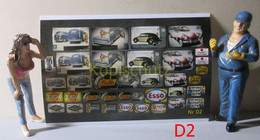 Werbung Für Diorama Modellbau, Garage Nr D2 - Vitrines