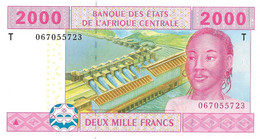 ETATS D'AFRIQUE CENTRALE - REPUBLIQUE DU CONGO 2002 2000 Franc - P.108Ta  Neuf UNC - Stati Centrafricani