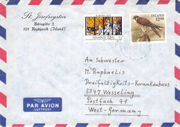 ICELAND -  AIRMAIL 1987 REYKJAVIK > WESSELING/DE / ZB52 - Storia Postale