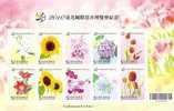 2010 TAIWAN TAIPEI INTL FLORA EXPO SHEETLET(I) - Unused Stamps