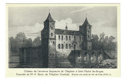 Sint-Michiels-Brugge   Château De L'ancienne Seigneurie De Tilleghem     KASTEEL - Brugge
