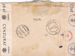 FROM BERLIN-PANKOW RGD. LABEL COVER 1941 CENSORED TO ROMANIA. - Lettres 1ère Guerre Mondiale