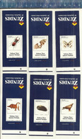 ZÜNDIS SELTENE TIERE UNSERE HEIMAT - BEETLE SEAL ADLER BAT BUTTERFLY OTTER MUSSEL STORK ETC...... - MATCHCOVERS GERMANY - Zündholzschachteletiketten