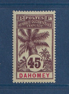 ⭐ Dahomey - YT N° 27 * - Neuf Avec Charnière - 1906 / 1907 ⭐ - Unused Stamps