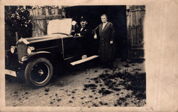 LÖBAU / CARTE PHOTO TRES BELLE AUTOMOBILE - Loebau