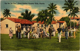 PC GOLF, USA, FL, CORAL GABLES COUNTRY CLUB, Vintage Postcard (b45418) - Golf