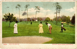 PC GOLF, USA, FL, GOLF A DE LAND, Vintage Postcard (b45422) - Golf