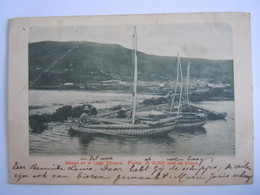 Peru Balzas En El Lago Titicaca Bateaux 1905 - Pérou