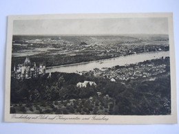 Drachenburg Mit Blick Auf Königswinter Und Godesberg Rhein N° 4304 Verlag Karl Rud. Bremer - Drachenfels