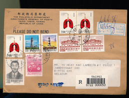 TAIWAN REPUBLIC OF CHINA   COVER 2009  RECOMMANDE  TAIPEI - Lettres & Documents