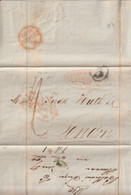 C UBA - 1849 - RARE LETTRE De HAVANA Avec CACHET COMMERCIAL De NEW-YORK Pour LONDON - Voorfilatelie