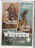 LES PIRATES DU MISSISSIPPI  Et LES CHERCHEURS D'OR DE L'ARKANSAS  Et MUNICH WESTERN      3 Films     C36 - Western