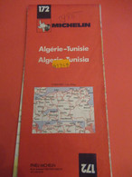 Carte Routiére Ancienne / ALGERIE-TUNISIE/ Carte 172 MICHELIN/Pneu Michelin/ /1984   PGC467 - Dépliants Touristiques