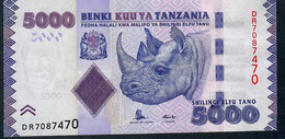 TANZANIA P43b 5000 Shillings 2010 #DR UNC. - Tanzanie
