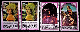 Panama,1966,Paintings -Durer,Da Vinci,Raffaello Santi. CTO-Original Gum, Michel# 873-875 - Paintings