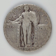 Etats-Unis / USA, Standing Liberty, Quarter Dollar, 1928 - S, San Francisco, Argent (Silver), TB (F), KM#145 - 1916-1930: Standing Liberty (Libertà In Piedi)