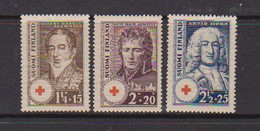 FINLAND    1936    Red  Cross  Fund    Set  Of  3    MNH - Unused Stamps